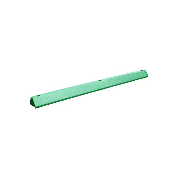 Ultra Parking Block w/Hardware, 3 1/4 in Height, 6 ft Length, Green